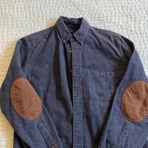 J Crew Blue Buttondown Chamois shirt. Men’s Small